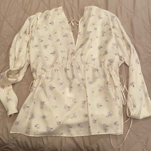 Elizabeth and James silk top